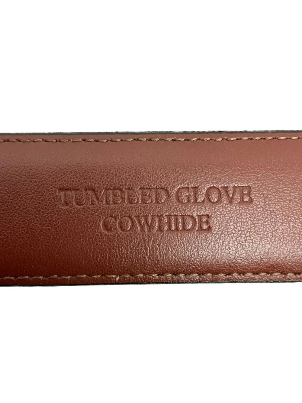 New Nocona Tumbled Glove Cowhide Leather Belt W/ Silver Buckle  Mens 44 Black